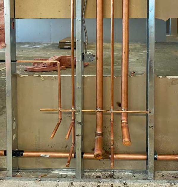 plumbing rough-in